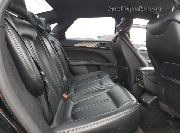3LN6L5KU7JR604060 2018 LINCOLN MKZ Черный Вид задней части салона