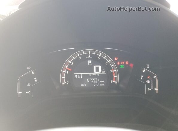 2HKRW6H31KH220745 2019 HONDA CRV Бордовый Вид задних сидений