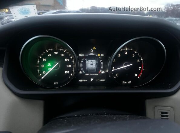 SALWR2EF0GA107068 2016 LAND ROVER RANGE ROVER Белый Вид щитка приборов