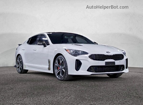KNAE45LC3J6031896 2018 KIA STINGER Белый Задняя левая четверть