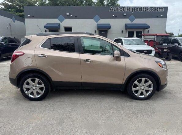 KL4CJCSM3KB734676 2019 BUICK ENCORE Желто-коричневый Панорамный вид салона 360°