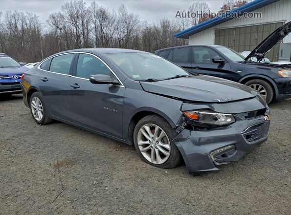 1G1ZD5ST7JF215849 2018 CHEVROLET MALIBU Gray წინა ხედი