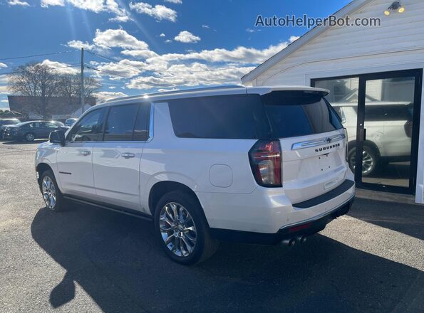 1GNSKGKL1NR150034 2022 CHEVROLET SUBURBAN Белый Задняя правая четверть