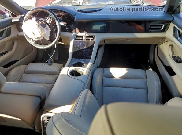 WP0AA2Y18PSA15602 2023 PORSCHE TAYCAN Бордовый Вид щитка приборов