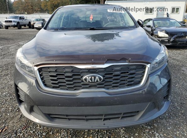 5XYPG4A34KG551992 2019 KIA SORENTO Угольный Вид сзади
