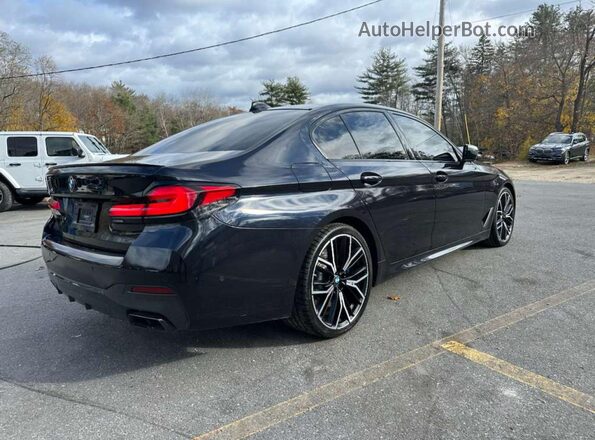 WBA13BK07NCH59691 2022 BMW M5 Черный Передняя правая четверть