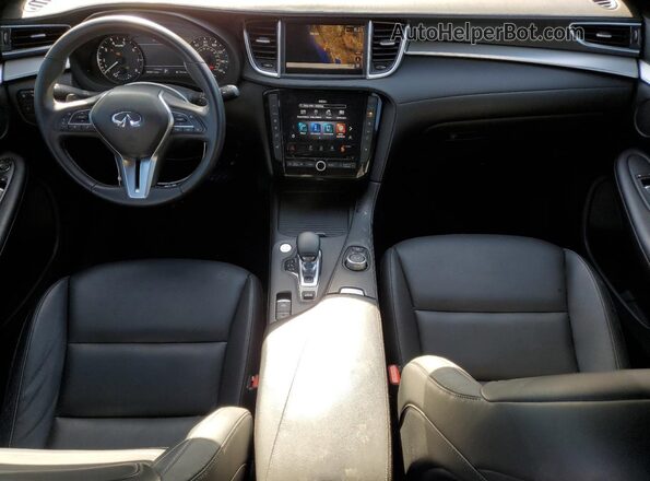 3PCAJ5M38LF120752 2020 INFINITI QX50 Black Widok zestawu wskaźników