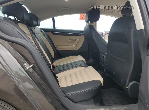 WVWKP7AN1HE501260 2017 VOLKSWAGEN CC Коричневый Вид задней части салона
