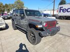 2021 Jeep Wrangler Unlimited Rubicon Серый vin: 1C4HJXFN1MW601237