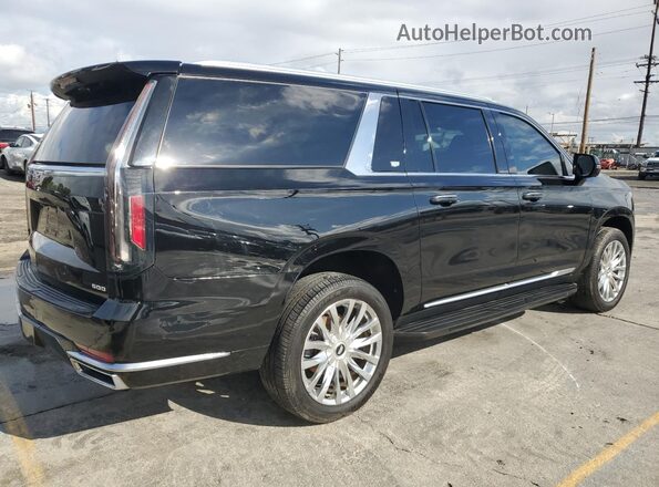 1GYS3KKL5MR386798 2021 CADILLAC ESCALADE Черный Передняя правая четверть