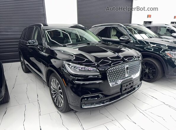 5LM5J7WC7RGL00595 2024 LINCOLN AVIATOR Черный Задняя левая четверть