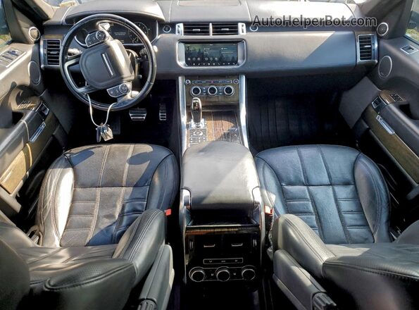 SALWV2FE2HA138261 2017 LAND ROVER RANGE ROVER Blue Widok zestawu wskaźników