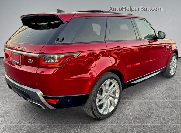 SALWR2RU3KA861258 2019 LAND ROVER RANGE Красный Вид спереди