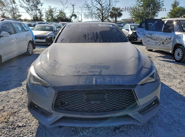JN1EV7EL7HM553867 2017 INFINITI Q60 Gray Вид ззаду