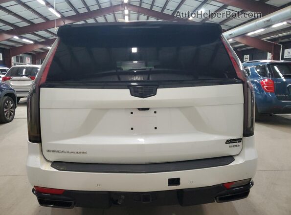 1GYS4PKL0MR407616 2021 CADILLAC ESCALADE Белый Вид салона спереди