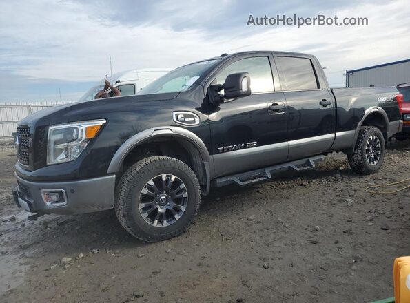 1N6BA1F45GN512286 2016 NISSAN TITAN Черный Задняя левая четверть
