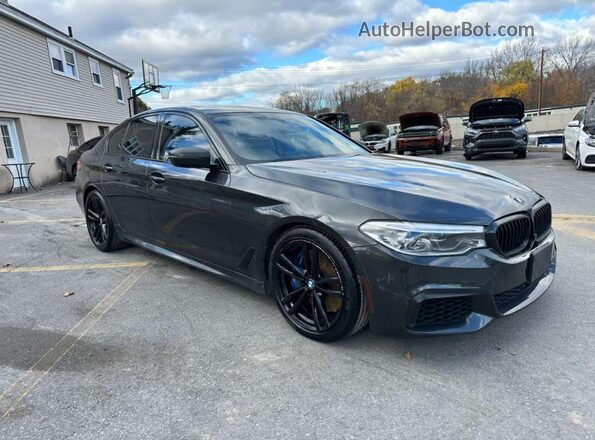 WBAJB9C56JB050169 2018 BMW M5 Black Widok z przodu