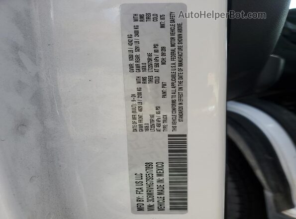 3C6MRVHG7SE517898 2025 RAM PROMASTER Белый 