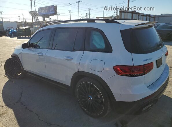 W1N4M5BB4MW079315 2021 MERCEDES-BENZ GLB-CLASS Белый Задняя правая четверть