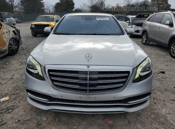 WDDUG6EB8JA348835 2018 MERCEDES-BENZ S-CLASS Silver Widok z tyłu