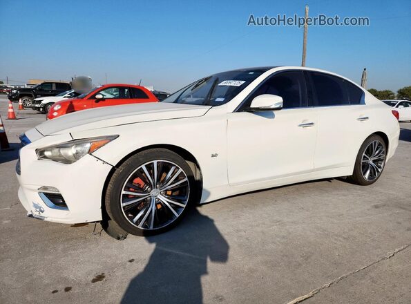 JN1EV7APXHM737757 2017 INFINITI Q50 Белый Задняя левая четверть