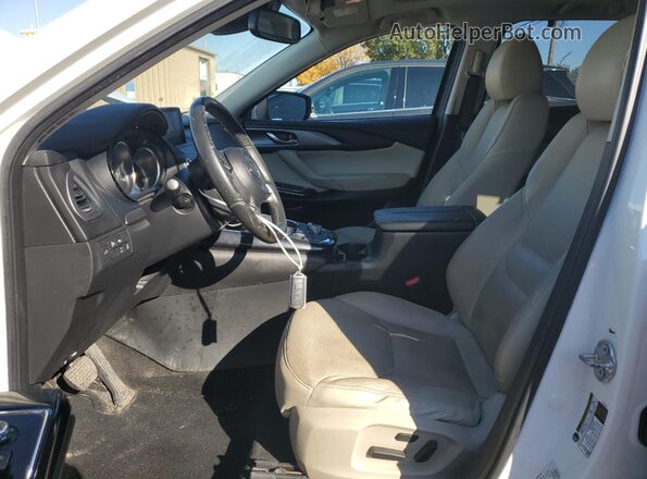 JM3TCBCY5G0110349 2016 MAZDA CX-9 Белый Вид панели приборов