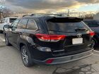 2019 Toyota Highlander Se Черный vin: 5TDJZRFH7KS599622