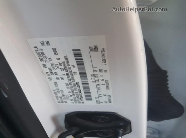 1FTEW1C44LFA23873 2020 FORD F150 Белый Вид наклейки с VIN-кодом