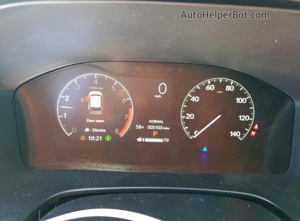 7FARS3H2XSE005658 2025 HONDA CRV Blue Instrument cluster view