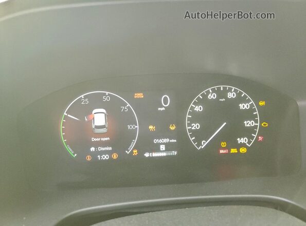 7FARS5H55SE013088 2025 HONDA CR-V Красный Вид щитка приборов
