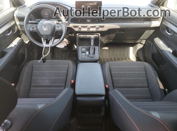 7FARS5H56RE026989 2024 HONDA CR-V Maroon Вид панелі приладів
