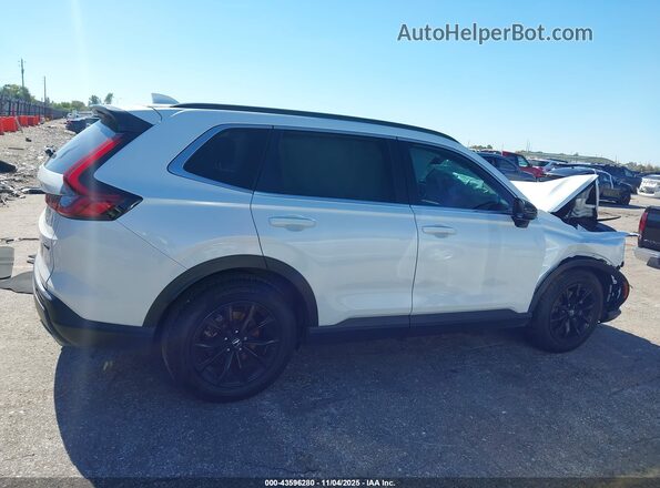 7FARS5H89RE020128 2024 HONDA CR-V HYBRID White Вид задньої частини салону