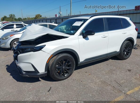 7FARS5H89RE020128 2024 HONDA CR-V HYBRID White Передня ліва чверть