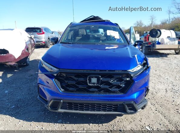 7FARS6H50PE032872 2023 HONDA CR-V HYBRID Синий Вид задней части салона
