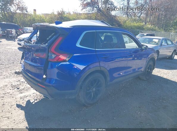 7FARS6H50PE032872 2023 HONDA CR-V HYBRID Синий Задняя правая четверть