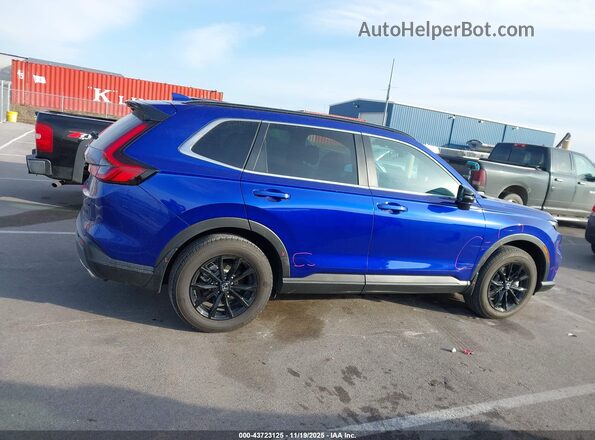 7FARS6H50SE037899 2025 HONDA CR-V HYBRID Blue Rear interior view