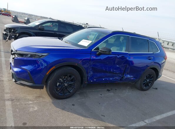 7FARS6H50SE037899 2025 HONDA CR-V HYBRID Blue 360 interior view