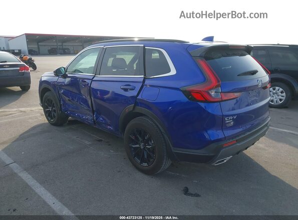 7FARS6H50SE037899 2025 HONDA CR-V HYBRID Blue Rear left
