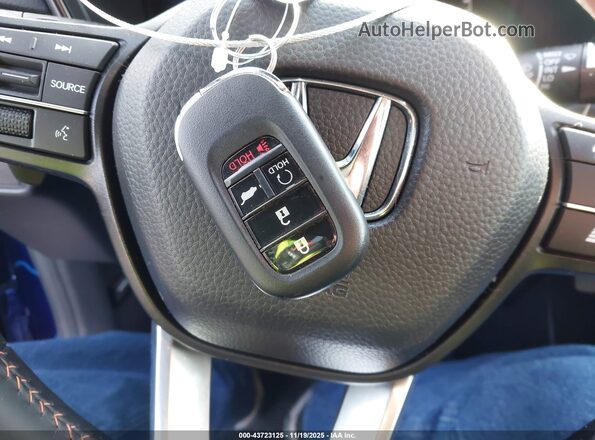 7FARS6H50SE037899 2025 HONDA CR-V HYBRID Blue Dashboard view