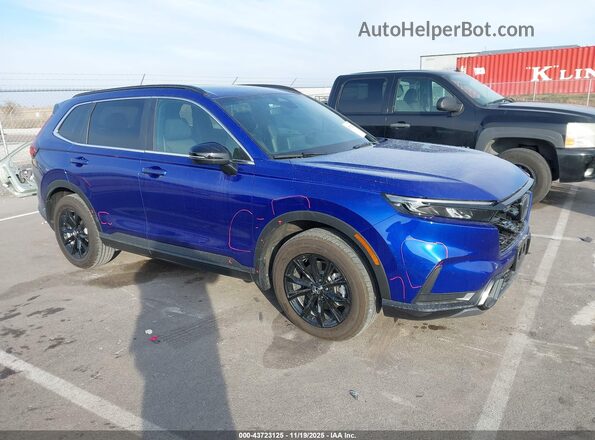 7FARS6H50SE037899 2025 HONDA CR-V HYBRID Blue Front right