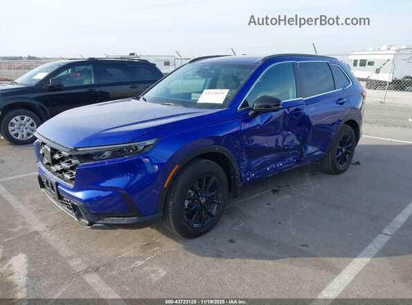 7FARS6H50SE037899 2025 HONDA CR-V HYBRID Blue Front left