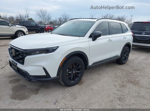7FARS6H55PE025741 2023 HONDA CR-V HYBRID Белый Передняя левая четверть