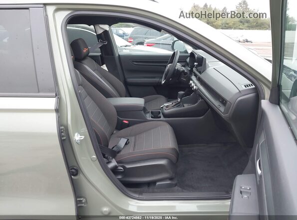 7FARS6H6XTE035541 2026 HONDA CR-V HYBRID Green Widok wnętrza z przodu