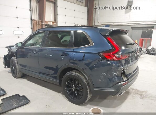 7FARS6H88RE044846 2024 HONDA CR-V HYBRID Синий Задняя левая четверть