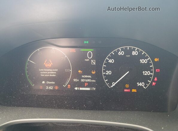 7FARS6H8XSE058480 2025 HONDA CR-V Серый Вид щитка приборов