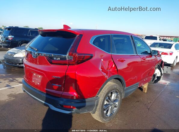 7FART6H52ME012521 2021 HONDA CR-V HYBRID Red Задня права чверть