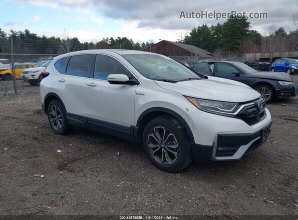 7FART6H56ME027779 2021 HONDA CR-V HYBRID Белый Передняя правая четверть