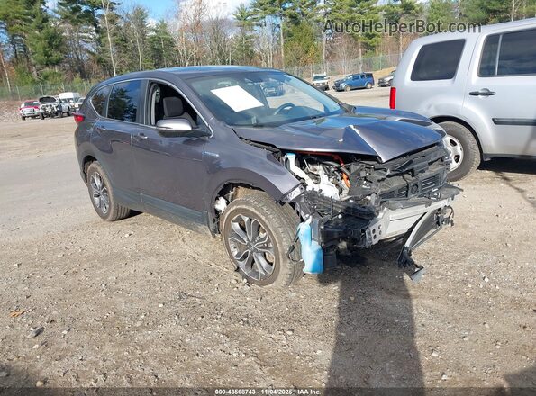 7FART6H57LE005143 2020 HONDA CR-V HYBRID Gray Front right