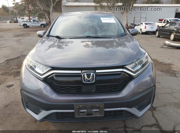 7FART6H57ME010263 2021 HONDA CR-V HYBRID Серый Вид задней части салона