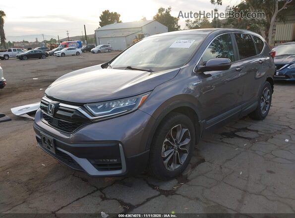 7FART6H57ME010263 2021 HONDA CR-V HYBRID Серый Передняя левая четверть